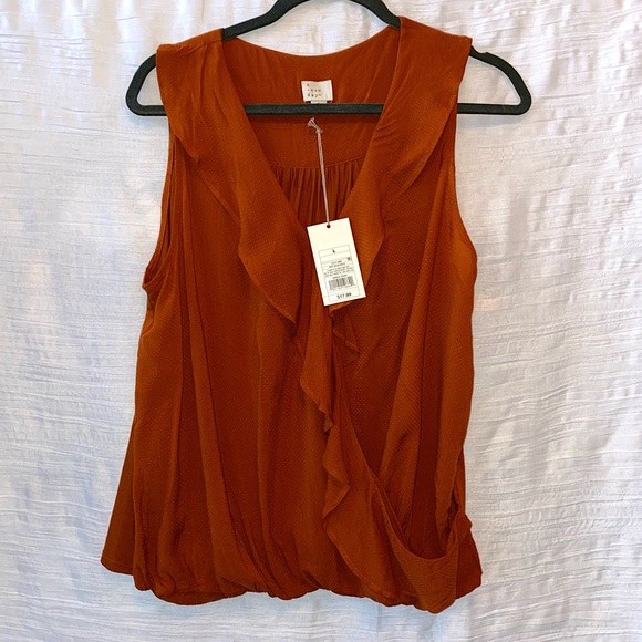a new day Tops - A New Day Target  faux wrap sleeveless top NWT